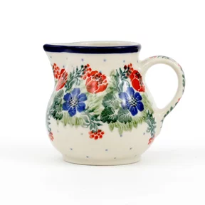 Mlecznik ceramiczny 091 0,2l <br> 1535X Czerwony wianuszek